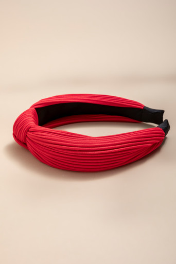 Kim Rib Knit Topknot Headband