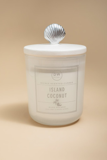 DW Home Island Coconut 11oz Scented Candle Jar