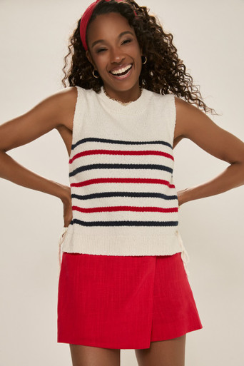 Aida Single Button Shorts