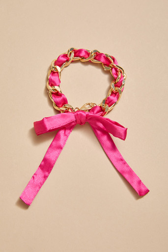 Dianne Ribbon Chain Bracelet