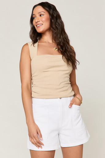 Aida Single Button Shorts