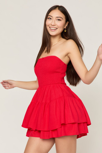 Jana Strapless Mini Dress