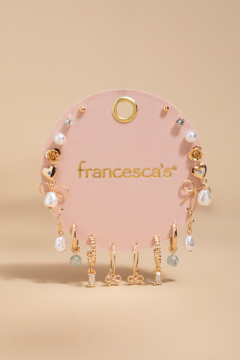 Allie Bows and Pearls Earring Pack
