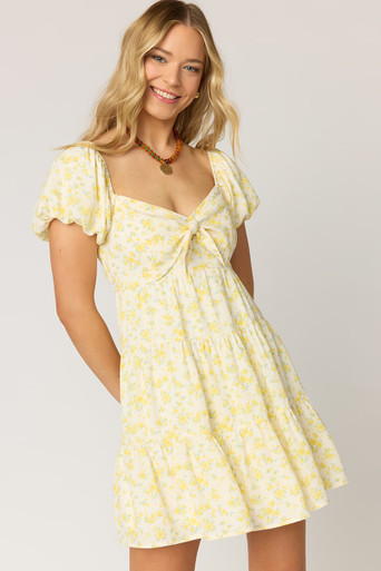 Sabrina Floral Puff Sleeve Mini Dress
