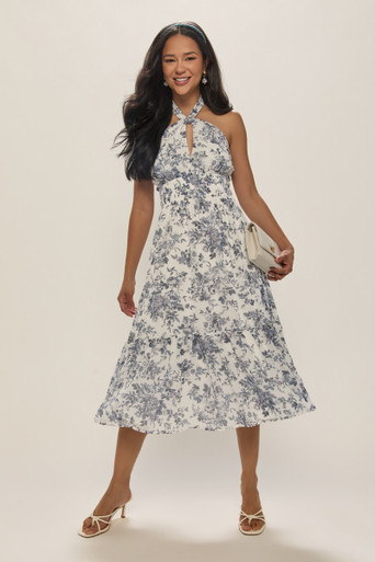 Kimberly Floral Halter Midi Dress Kimberly Floral Halter Midi Dress