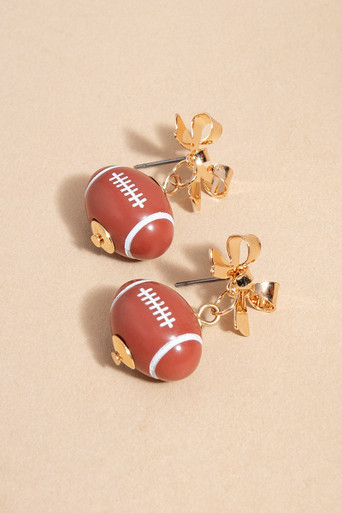 Betty Football Drop Earrings