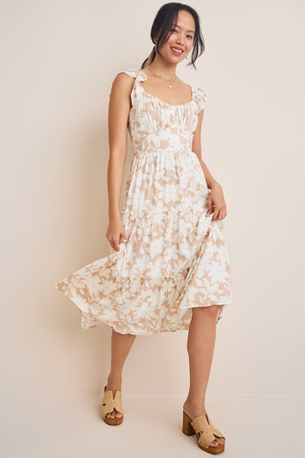 Emmie Puff Sleeve Floral Mini Dress