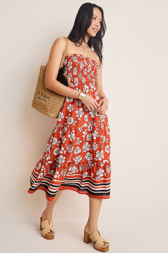 Emmie Puff Sleeve Floral Mini Dress