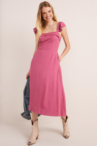 Jackie Strapless Floral Maxi Dress