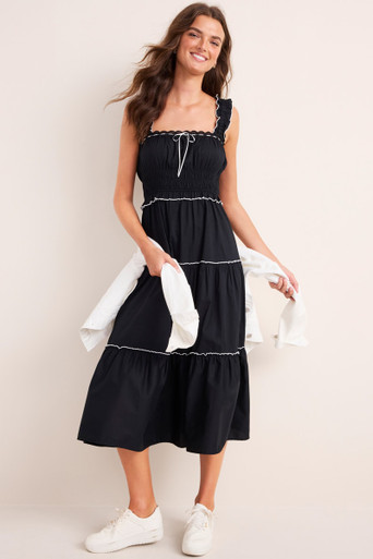 Jackie Strapless Floral Maxi Dress