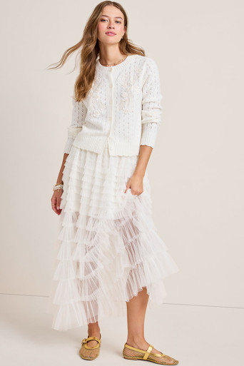 Rachael Tiered Tulle Maxi Skirt
