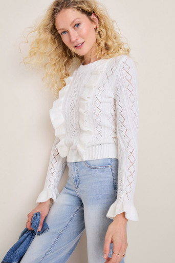 Lorain Ruffle Sweater