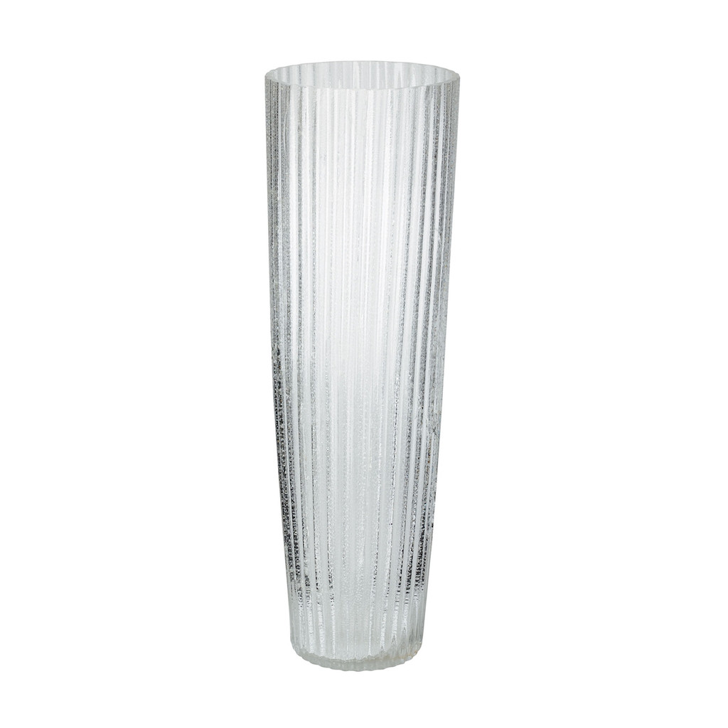 Fizz Fluted Vase in Ice
