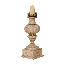 ELK Home CARVED CANDLE STAND - 307507