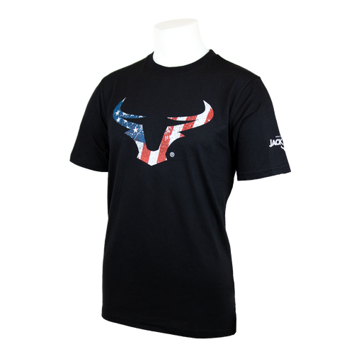 Steer Horn Flag SS Tee