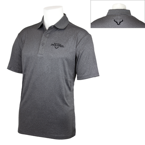Jack Link's Standard Logo/Steer Horn Polo - Grey