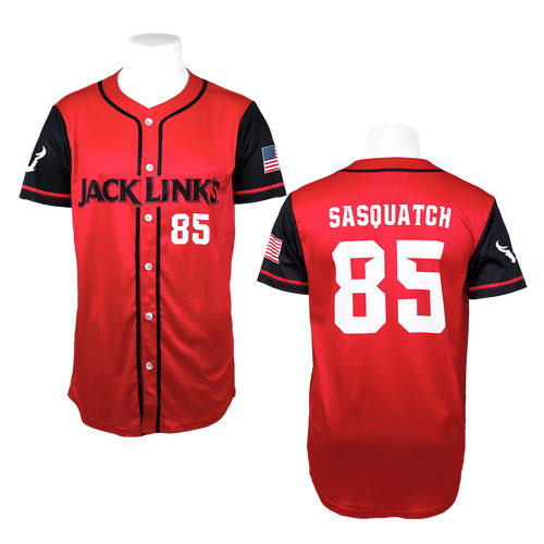 Jack Link's Full Button Baseball Jersey