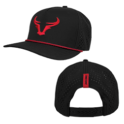 LS Steer Horns Black Hat