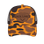JL Blaze Orange Trucker Hat Leather Patch