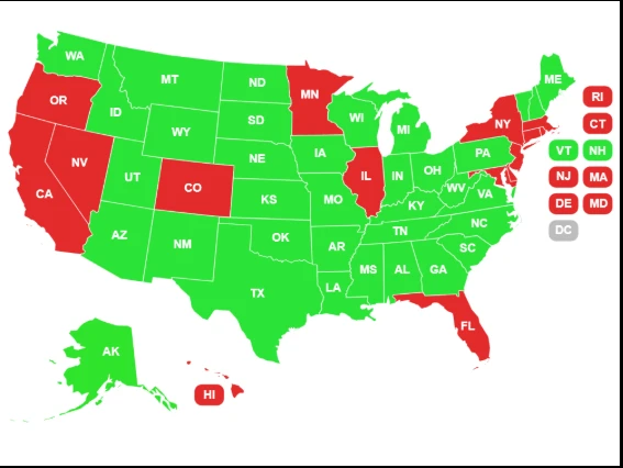 FRT Legality by State