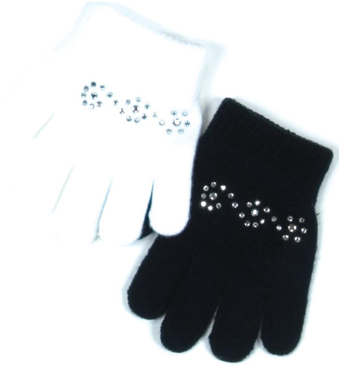 FFtto Rhinestone Gloves for Kids