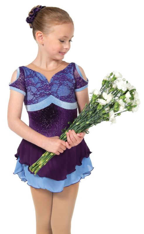 purple skating dresses Ice Figure Skating Dress Figure Skating Dress For Competition purple dyeing
