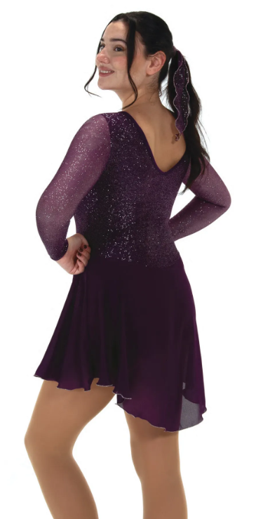 silver plum dress Cicinia Plum Mother Of The Bride Dress Long Chiffon Lace A-line Silver Rhinestones
