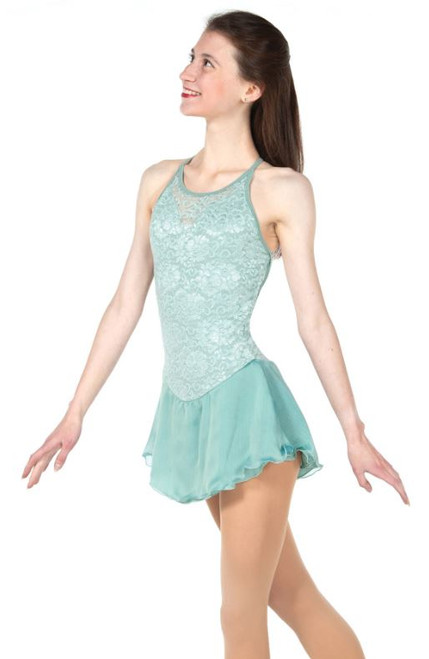 Soft Sage Tripoly Lace Skate Dress