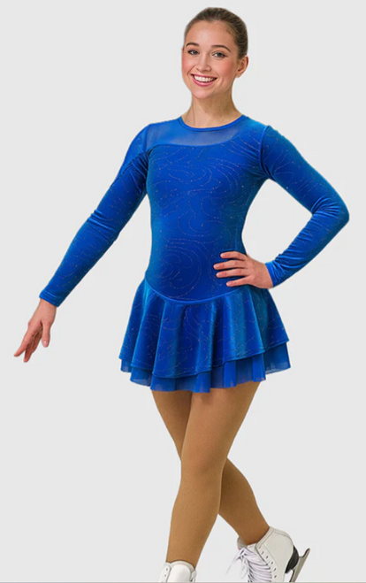 Ivya Glitter Velvet Dress