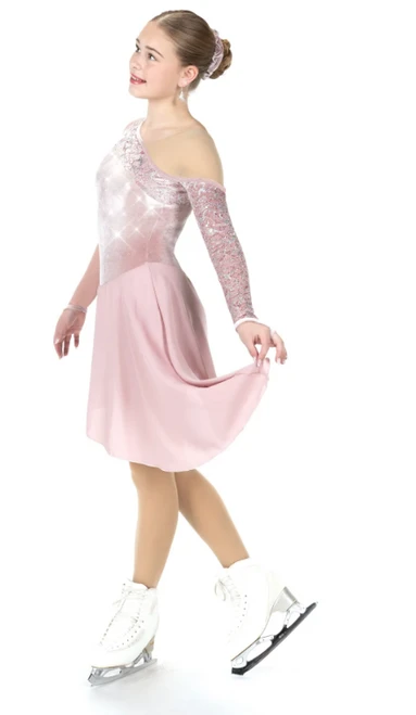 Sidestep Ice Dance Dress -  Blush