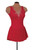 Fancy Cutwork Skating Dress - Red