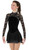 Lace Vivace Dress - Jet Black