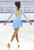 Back of Crystal Bells Figure Skating Dress
