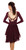 Back of Dreamtime Dance Dress - Wine