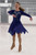 Rhinestone Rhumba Ice Dance Dress - Blue