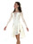 Lilt of Lace Ice Dance Dress - Icy Ivory
