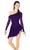 Purple Bare Shoulder Dress