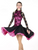 Dancesse Dress - Black/Rose