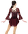Back of Criss Cross Gloss Skating Dress