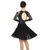 Onyx Dance Dress Back