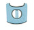 Light Blue/Gray Seat Cushion