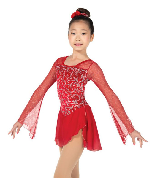 Fire Flare Ice Skating Dress