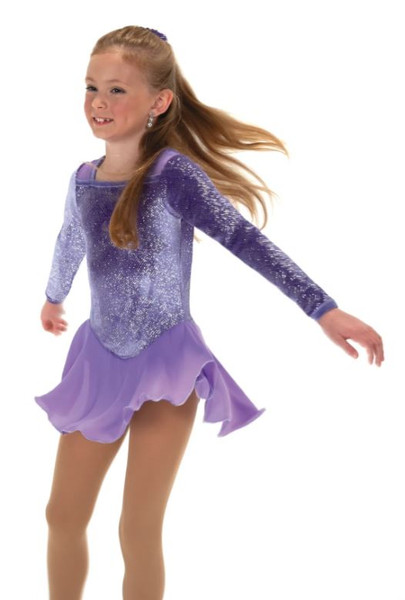 Brilliance Skating Dress - Crocus Purple