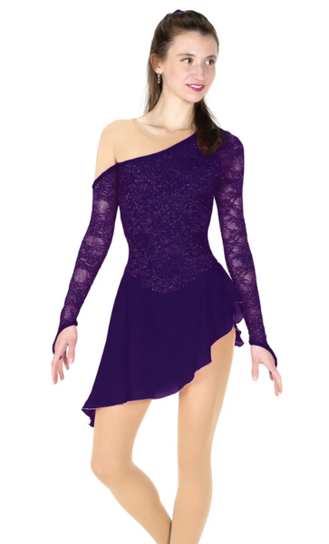 Purple Bare Shoulder Dress