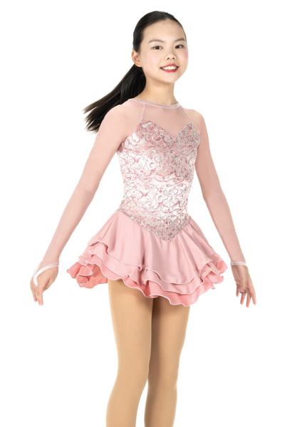 Classical Skating Dress - Blush