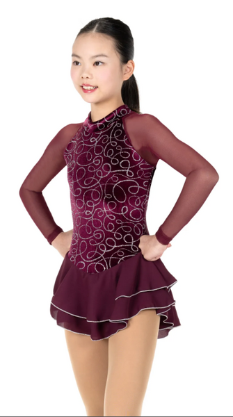 Double Loop Dress - Deep Wine