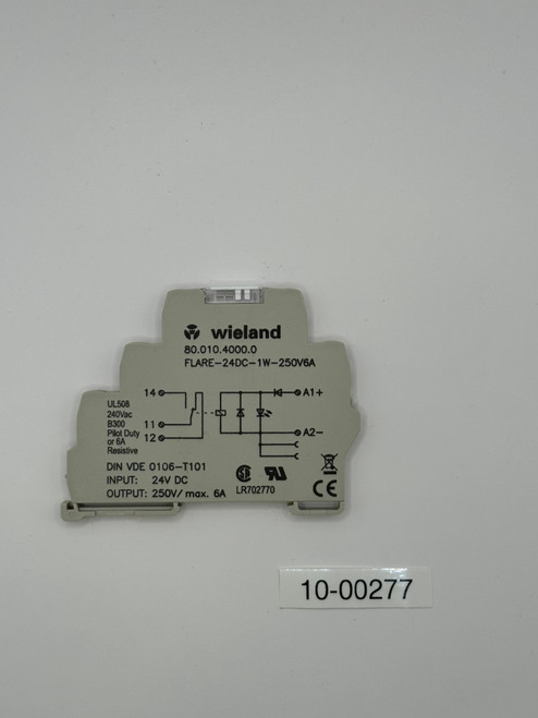 Relay, DIN rail, 24V coil; SPDT; Screw Terminal