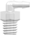 10-32 Special Tapered Thread Elbow, 1/16" barb, PP