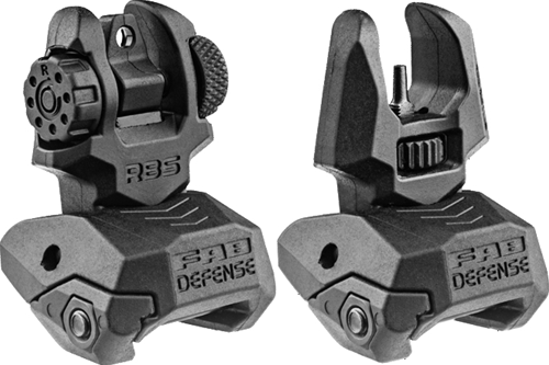 Front and Rear Set of Flipup Sights FAB Defense