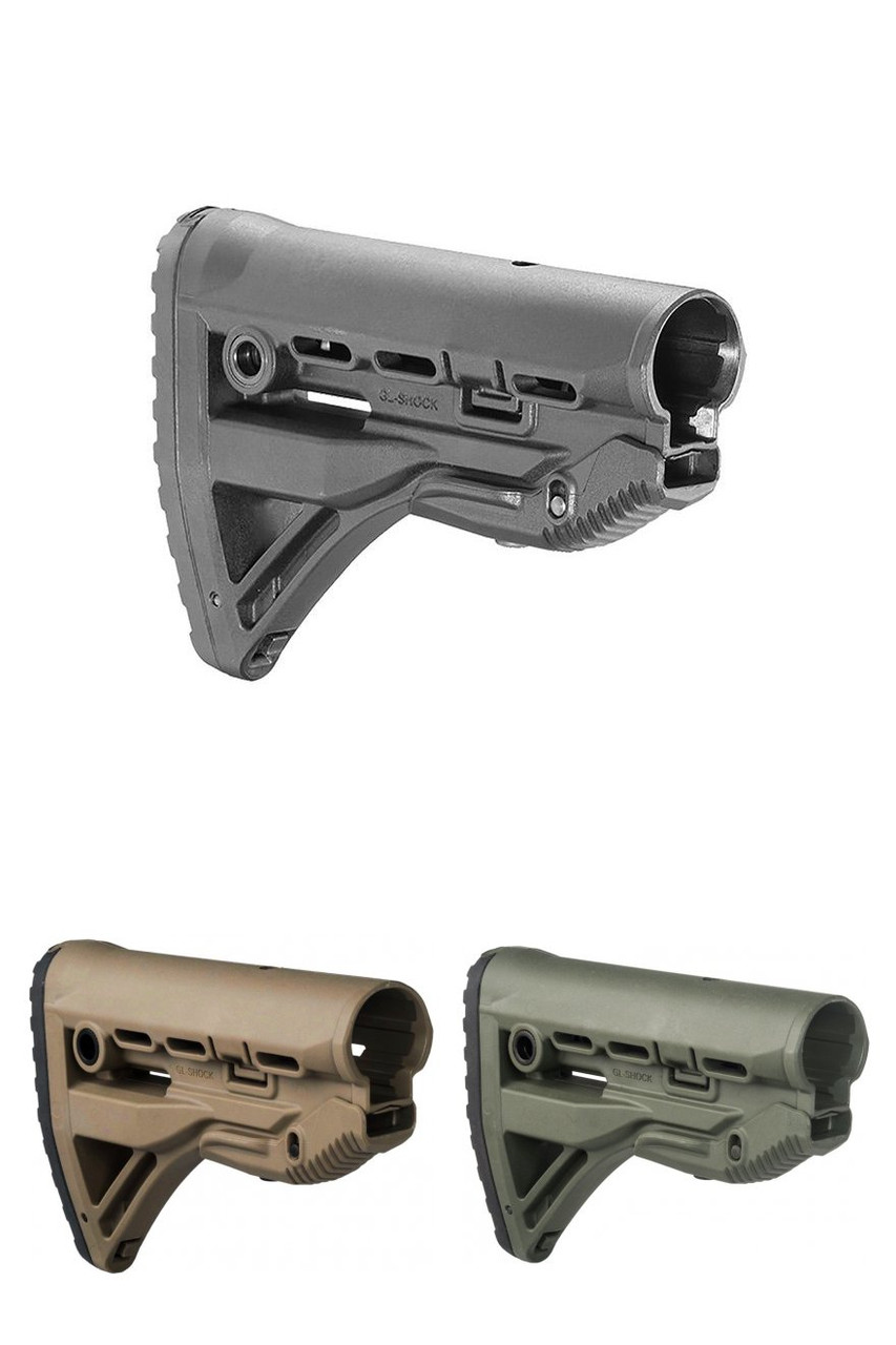 GL-SHOCK M4/M16 Shock Absorbing Buttstock - FAB Defense